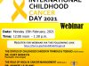 International Childhood Cancer Day 2021 Webinar